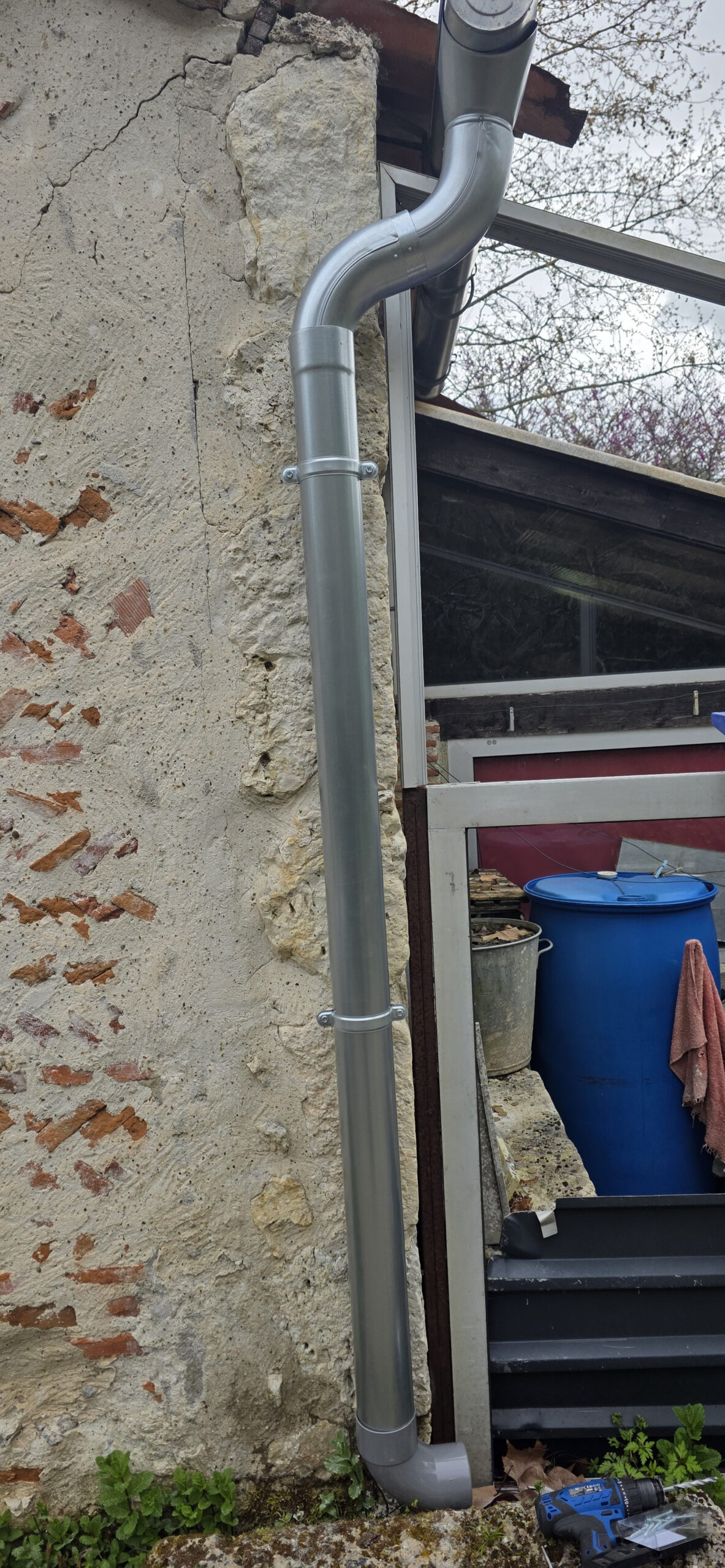 Gouttière installée CleanVue