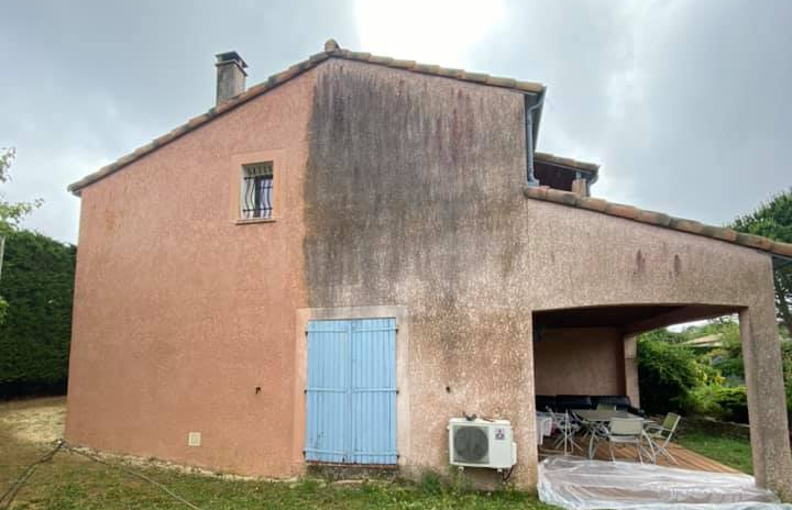 Façade avant après nettoyage
