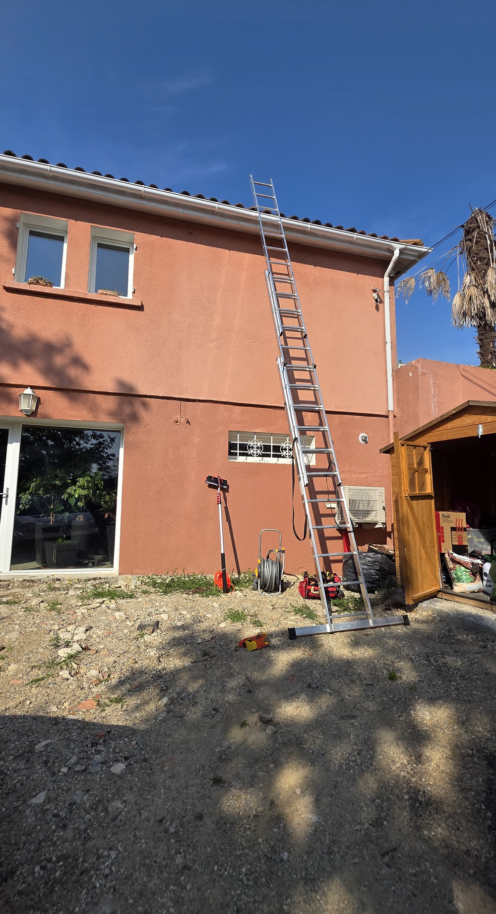 Intervention CleanVue sur une façade à Foulayronnes